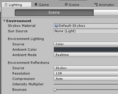 Lighting Settings